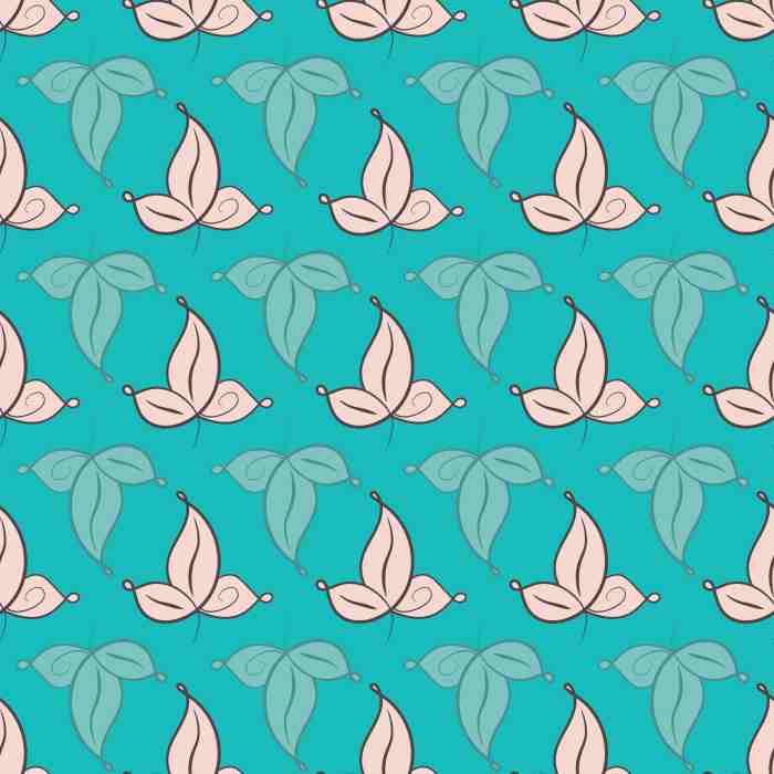 وکتور پترن برگ و گل